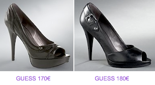 Peep toes plataforma Guess 3 2010/2011